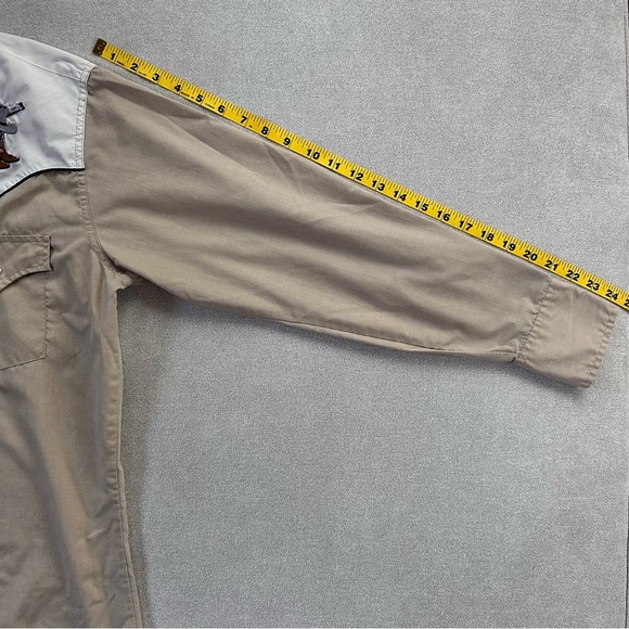 Vintage Fly Cattleman Pearl Snap Button Down. Medium. - Picture 8 of 8